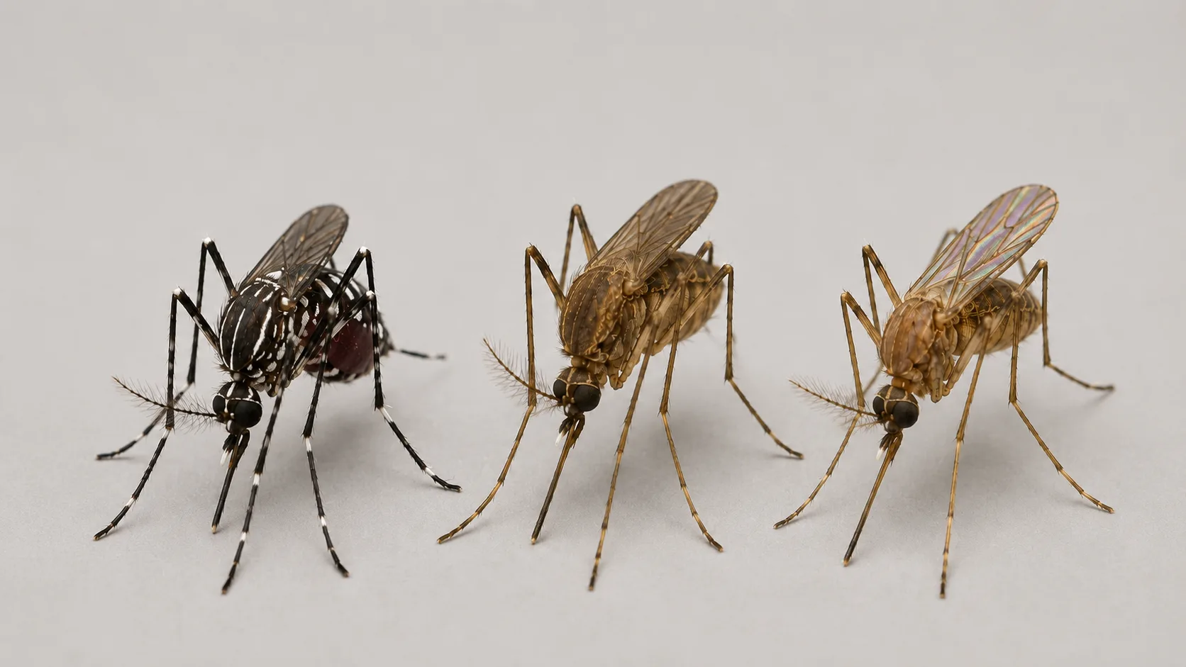 Mosquito da dengue, pernilongo e maruim: como identificar?