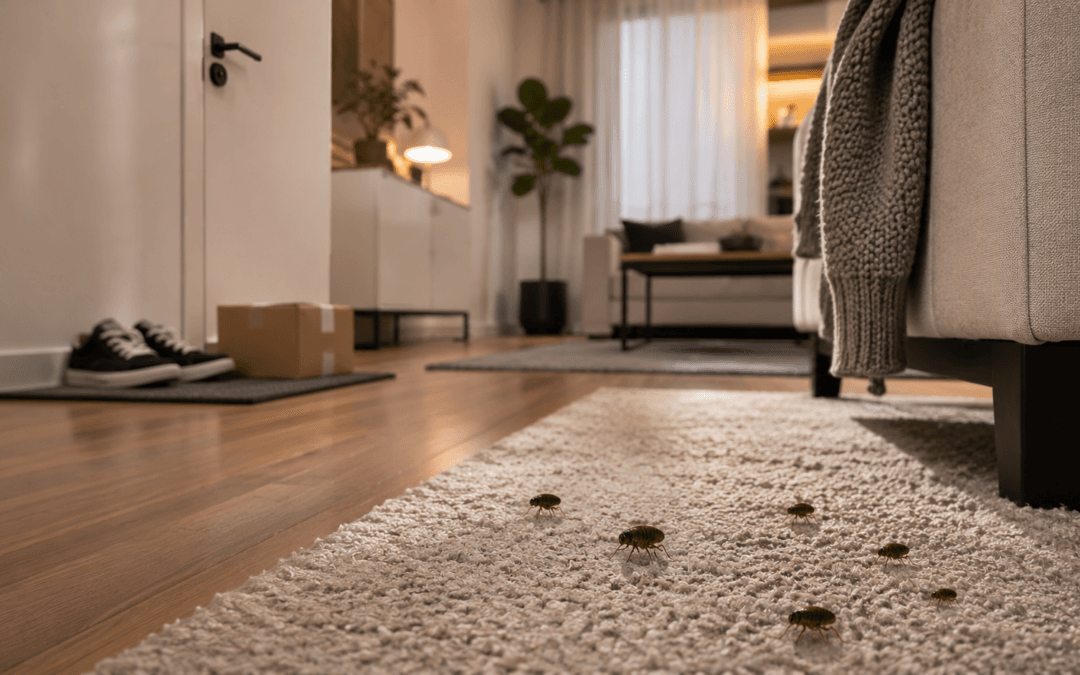 pulgas em apartamento sem animais e sem jardim